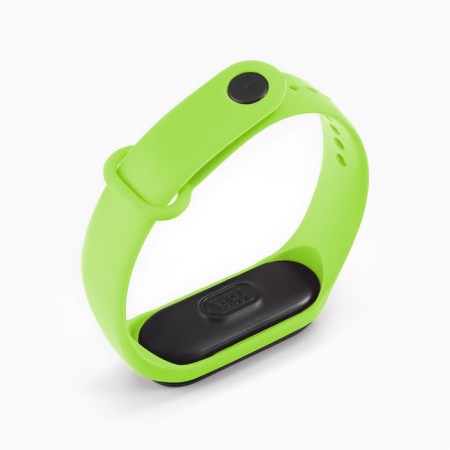 Watches electronic watches, silicone strap, green-3