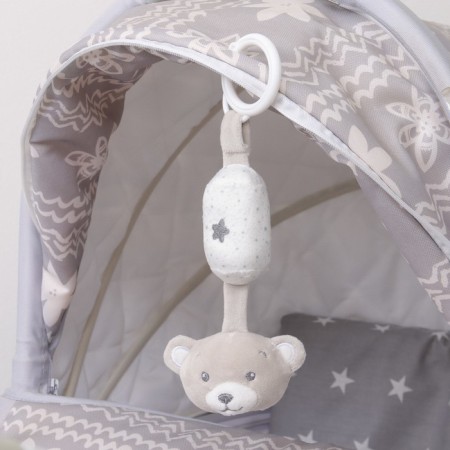 Suspension - rattle "Gray bear", on a crib, stroller, crumb me-6