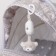 Suspension - rattle "Gray bear", on a crib, stroller, crumb me