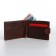 Button purse, brown color