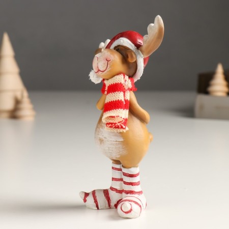 Polystone souvenir "Losyash in the red cap and striped leggings" MIX 5x8.5x15 cm-4