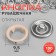 Shirt button, open, d = 9.5 mm, beige color