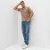 Men's T -shirt Minaku: Basic Line Man Beige color, size 52