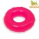 Chewing toy "Ring" Transparent, PP, 6.7 x 2 cm, pink