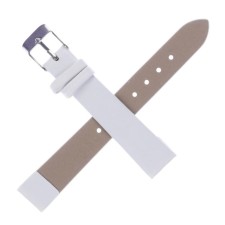 Watch strap, 14 mm, 18 cm, white
