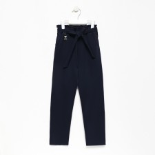 School pants for girls, dark blue color, height 170 cm