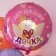 Foil ball 18 "Happy birthday, daughter!", Circle