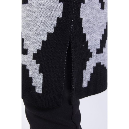 Cardigan female, size 46, black color-5