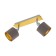 Lamp Valbiano 2x10W E14 brass, nickel