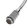 Kitchen mixer Zein ZC2031, flexible surge, crane boux brass 1/2 ", gray/chrome