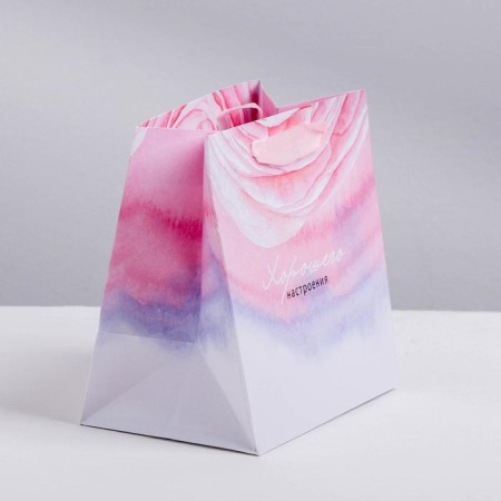 Gift Laminated Square, packaging, “floral tenderness”, 14 x 14 x 9 cm-2