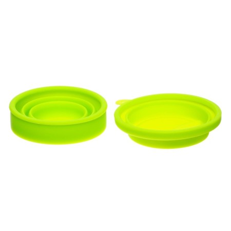 A glass for drawing DEVENTE. School, folding (silicone), light green-4