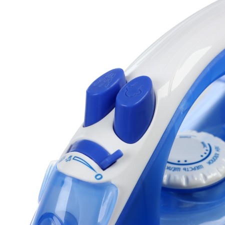 Iron Vasilisa VA-2001, 2200W, anti-stick sole, 25 g/min, 160 ml, white-lilac-4