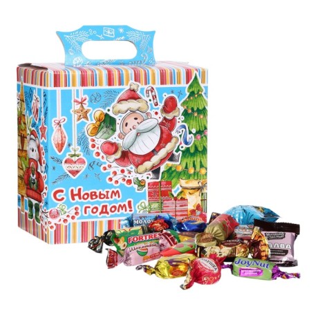 New Year. Gift set of sweets "Merry holiday", 200 g-1