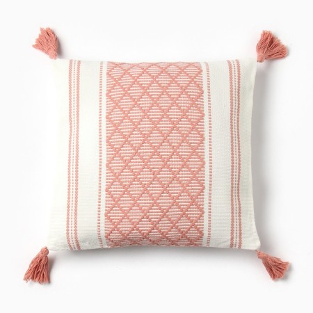 Decorative pillowcase "Ethel" Scandil 45*45 cm pink, 100% p/e