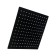 Stationary watering can Zein Z2352, square, 30 x 30 cm, 1 mode, stainless steel, black