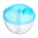 A container for a mixture with a dispenser, blue