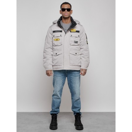 Male jacket, size 56, gray color