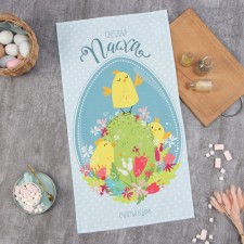 Ethel towel Easter 40x73 cm, 100% HL, sarzha 190 g/m2