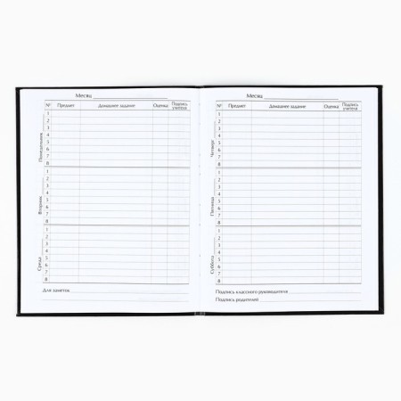 School diary for grade 1-11, in an integrated cover, 40 l. "Street Racing"-2