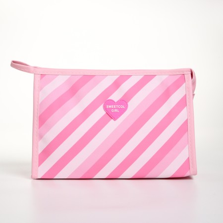 Lightning cosmetic bag, pink color-1