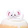 Babble for a bath for a baby with a toy orange 100 g