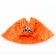 Carnival cape "Squirrel", height 104-128 cm, orange