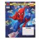 Notebook in a cage 12 sheets, 5 types of mix, cover coated cardboard, spider-man