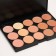 Facial palette palette, 15 colors