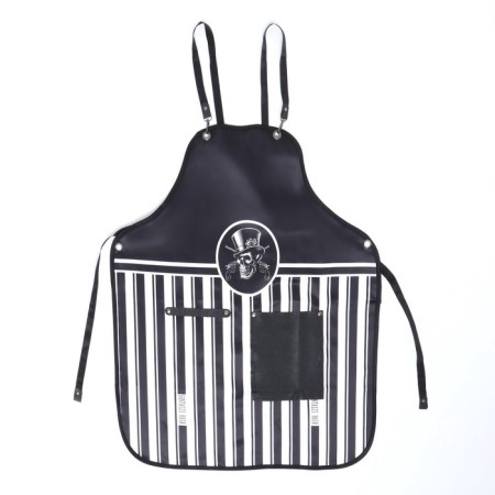 Apron for the master, black/white color-2