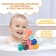 Developing soft cubes - puzzles with numbers, Montessori technique, 10 pcs., Baby me