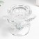Glass of glass on1 candle "Flower" d = 2.5 and 4.5 cm 10x10x7 cm