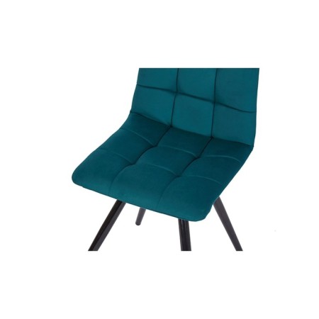 Dining stool Polini Home Berlin SM, color dark turquoise-black-4