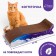 Coopete from cardboard with cat mint "Kit", 45 cm x 20 cm x 9 cm
