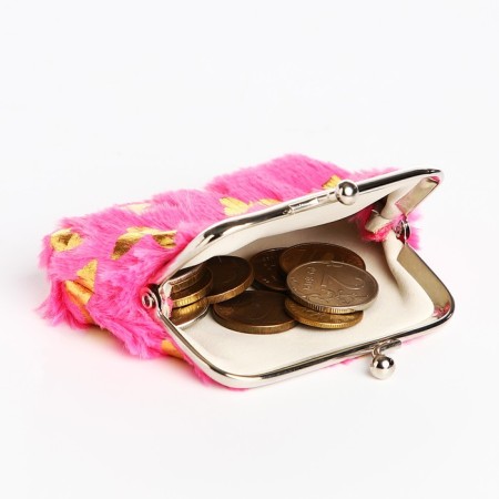 Children's wallet on farmar, fuchsia color-2