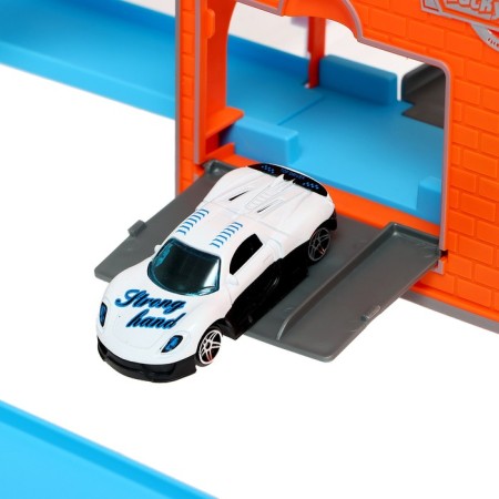 Parking "City", in a case with metal machines-13