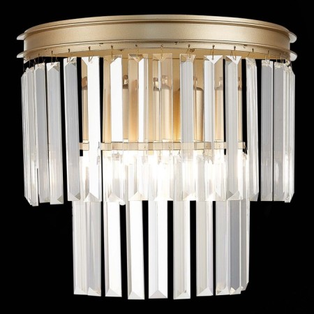 Sconces st. SL1624.201.02. Ercolano. 2x40 watts, E14, 29x32 cm, Shampan-1