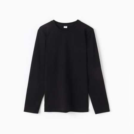 Jumper (Longsliv) Male Minaku: Basic Line Man Black Color, size 46-5