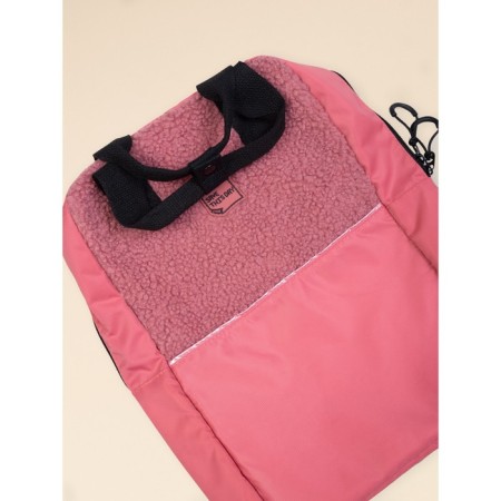 Baby bag, size 11x25x38 cm, red color-4