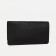 Women's wallet on the button, black color