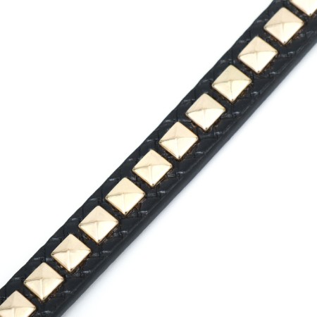 The collar of the corrugated "boundaries", 33 x 1.2 cm, Osh 23-29, black-5