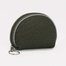 Women's wallet with lightning, green color