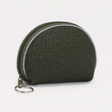Women's wallet with lightning, green color