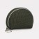 Women's wallet with lightning, green color