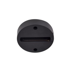 The base of Ambrella Track System GL7022 for the installation of a single -phase lamp, black color