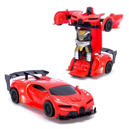 Robot Radio -controlled "Sports", transforms, works from batteries, color mix-3