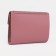 Women's wallet on the button, powder color