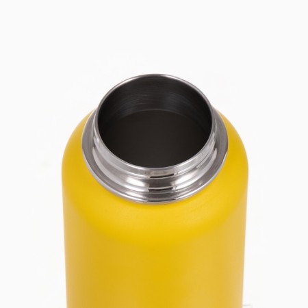 Thermos "Master K", 1 l, two covers, retains heat up to 12 hours, yellow-5