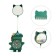 Dinosaur's backlight hours for children, curly, smooth move, on batteries 2aa