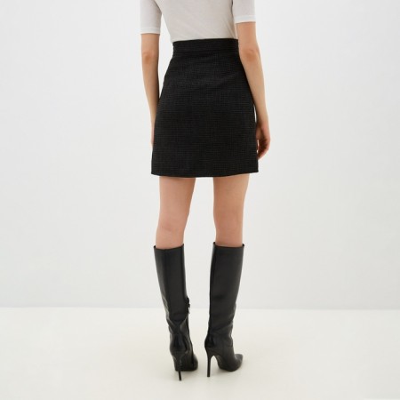 Skirt Women's tweed mist p. 48, black-3